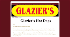 Desktop Screenshot of glazierhotdog.com